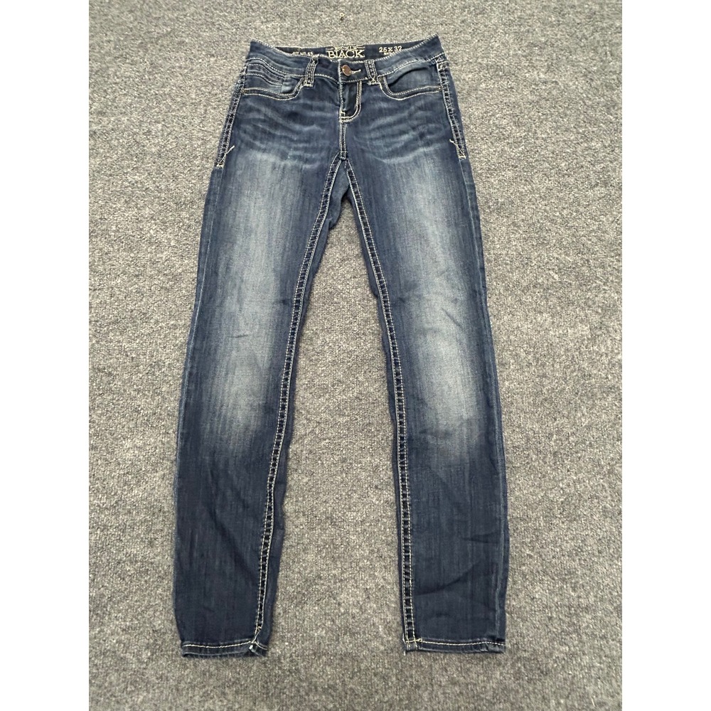 Buckle Jeans Womens Size 25 Blue Skinny Fit Dark Wash Stretch Denim Fit No.53